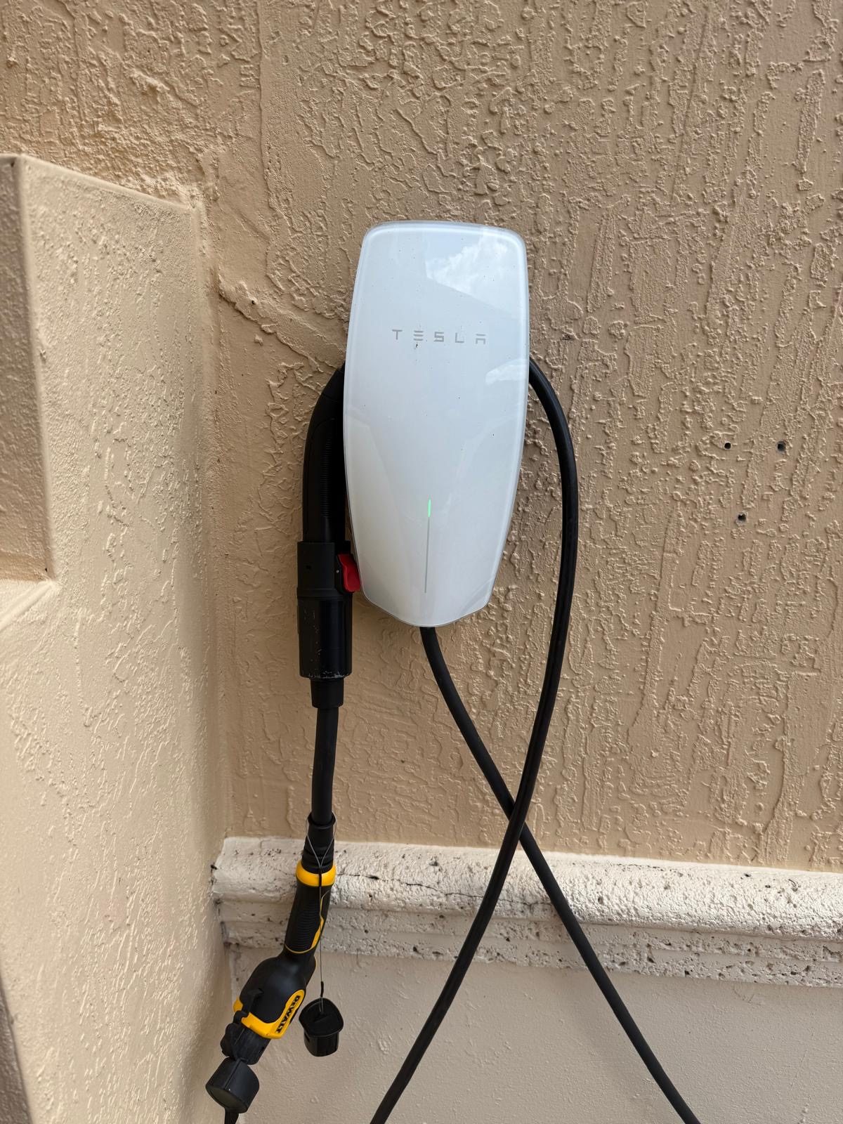 Tesla Wall Connector installed by Herrera Electric